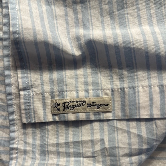 Original Penguin Blue Casual Button Down Shirt - Picture 6 of 6